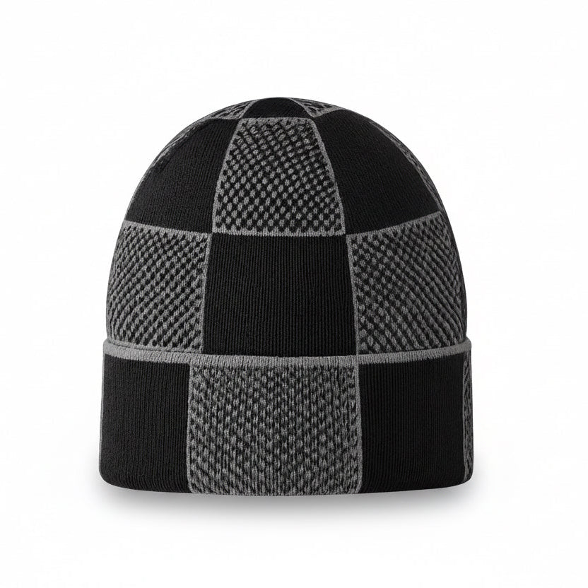 Dark Grey Heritage Monogram Beanie