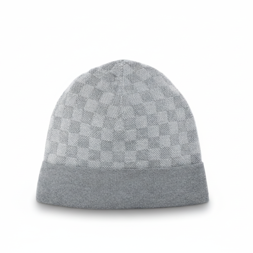 Light Grey Classic Monogram Beanie
